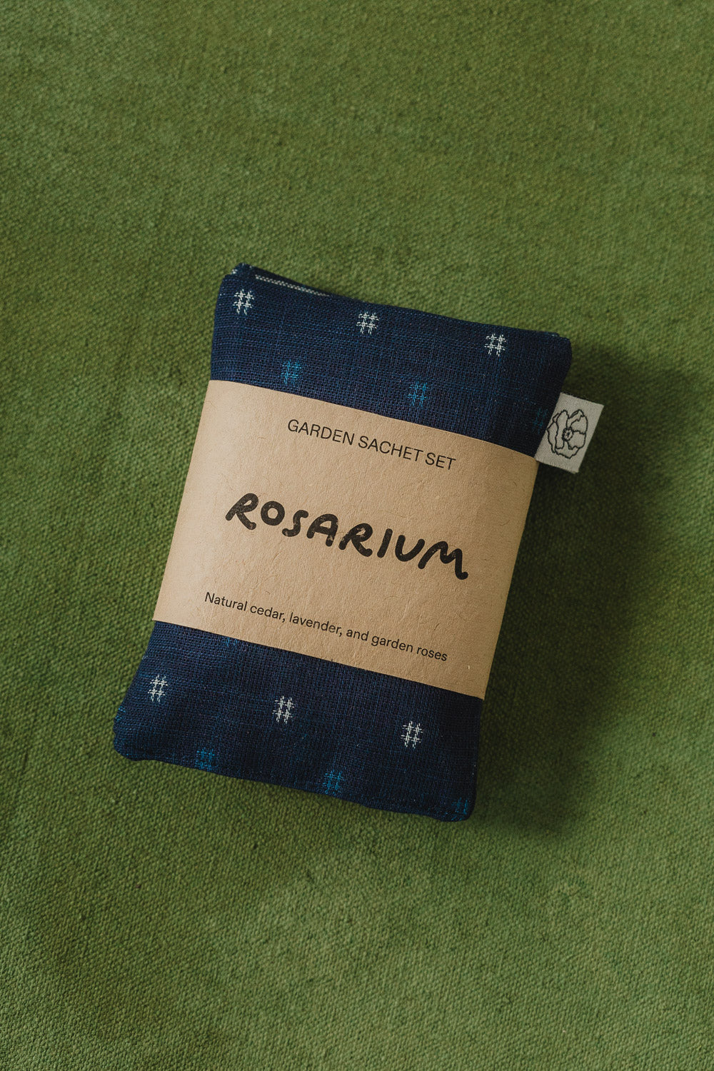 Garden Sachet Set in Indigo Kasuri