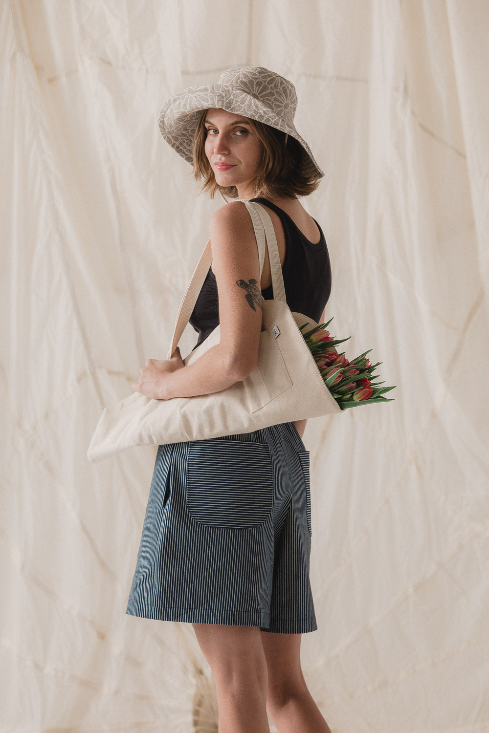 Bloom Tote in Natural