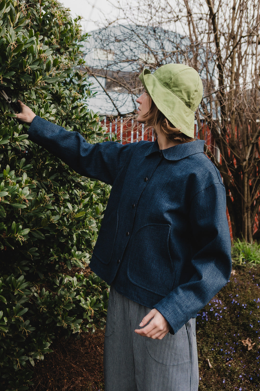 Cirrus Rain Hat in Leaf