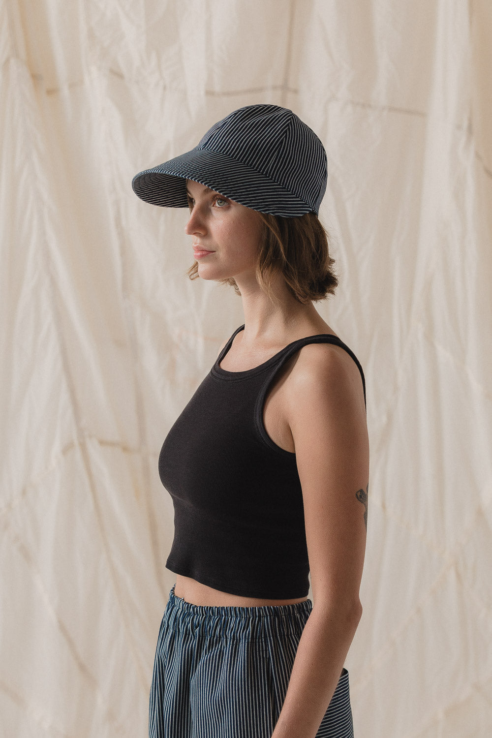 Soleil Hat in Hickory Stripe