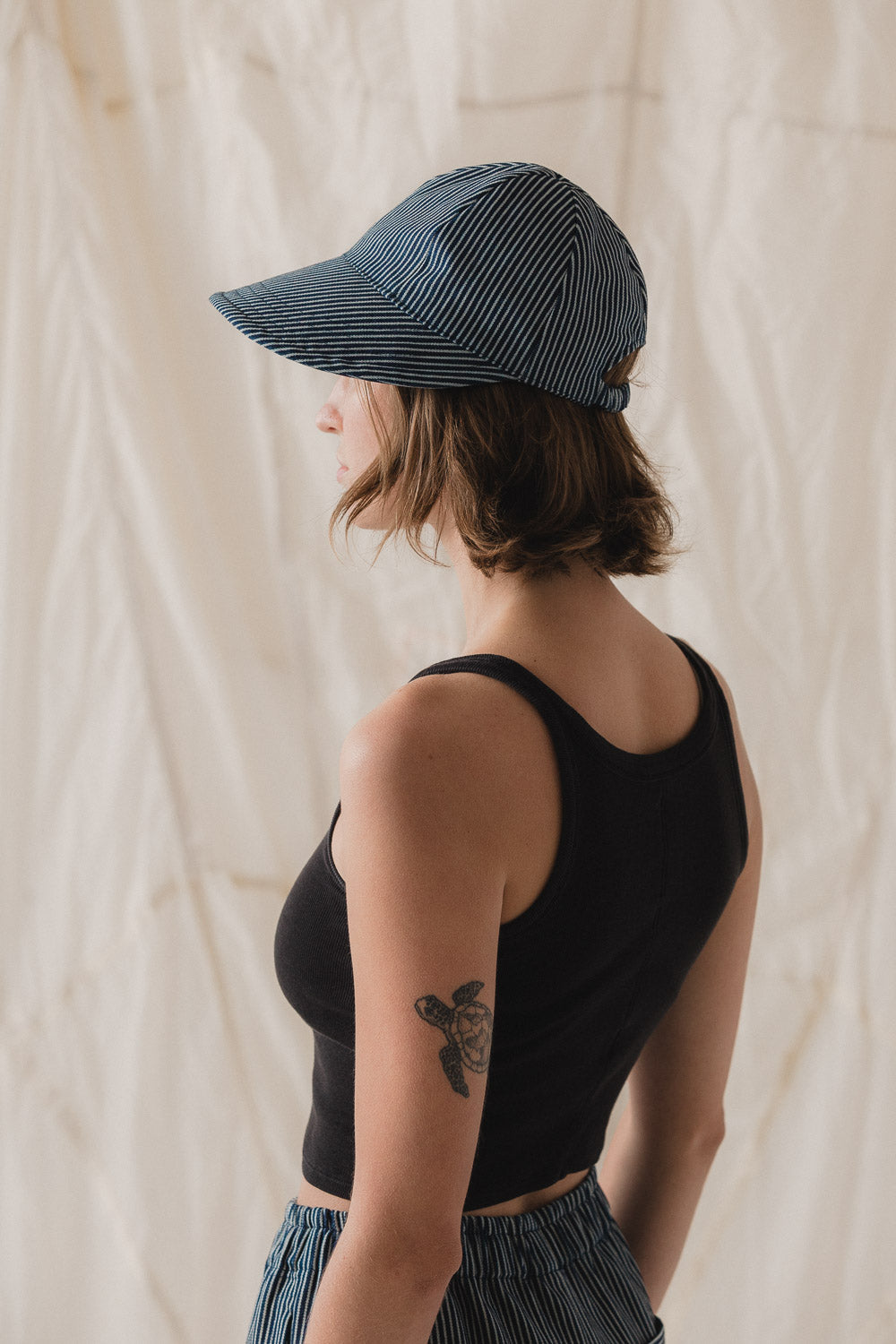 Soleil Hat in Hickory Stripe