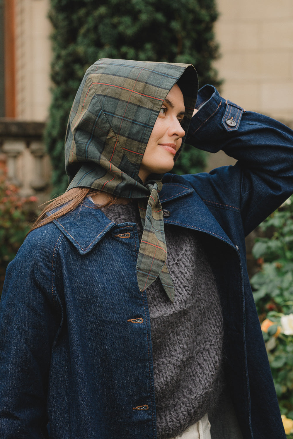 Nimbus Rain Bonnet in Iona Tartan
