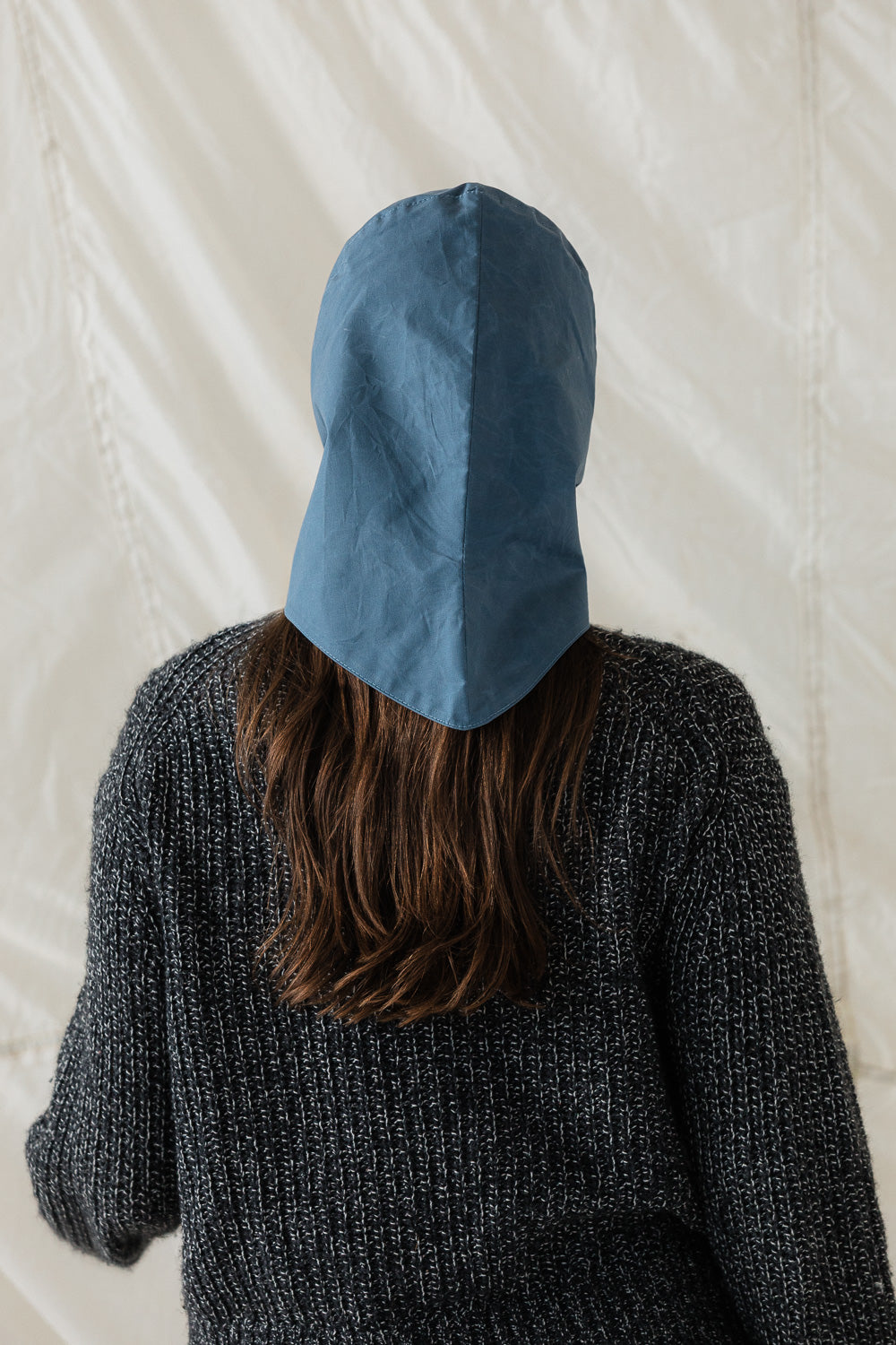 Nimbus Rain Bonnet in Storm Blue