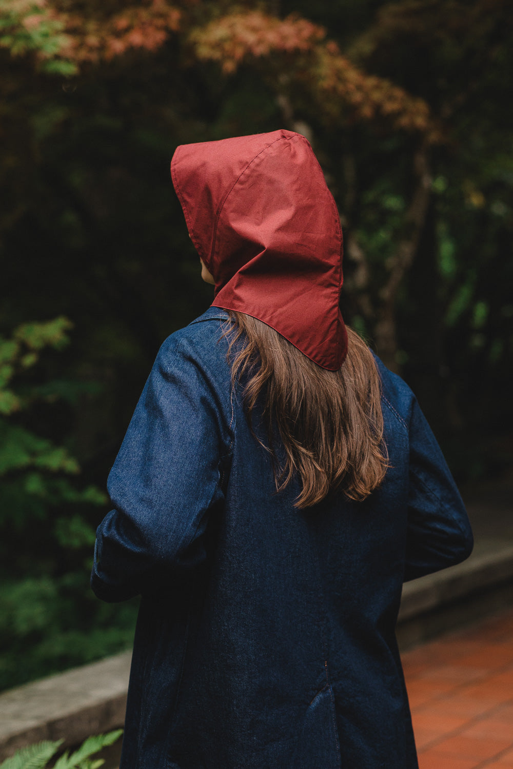 Nimbus Rain Bonnet in Garnet