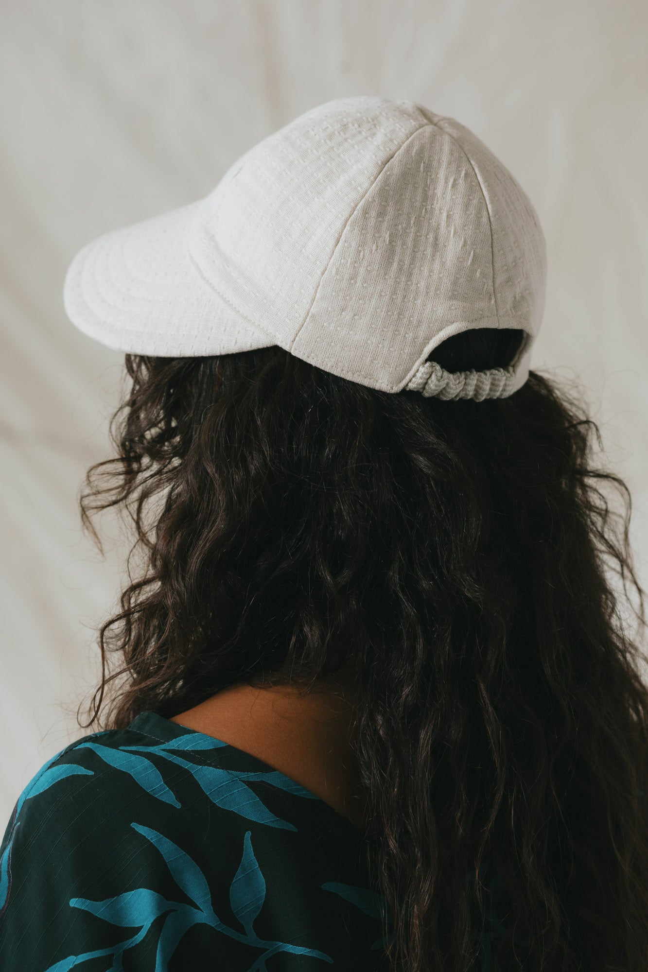 Soleil Hat in Natural Sashiko