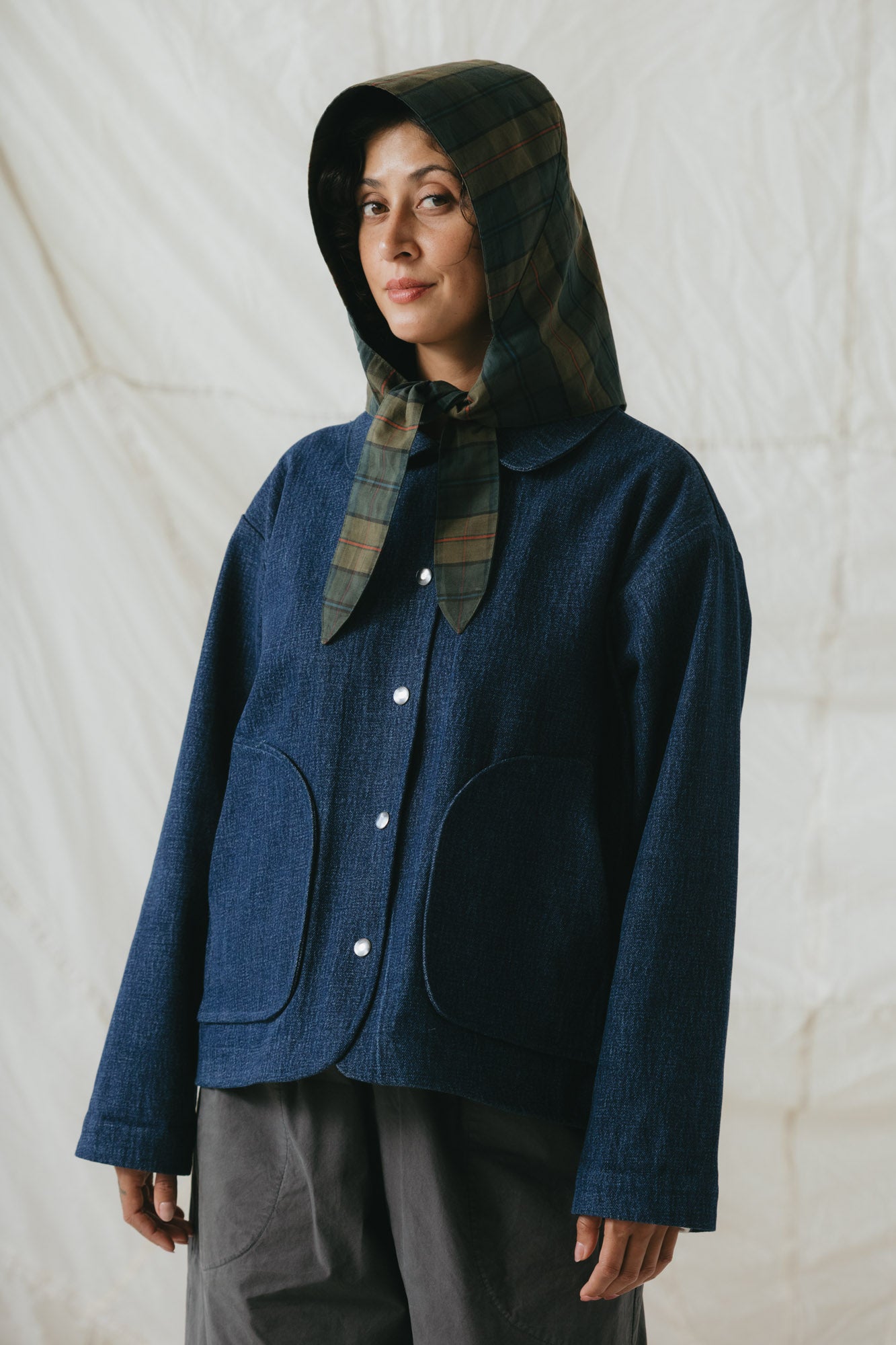 PRE ORDER - Nimbus Rain Bonnet in Iona Tartan