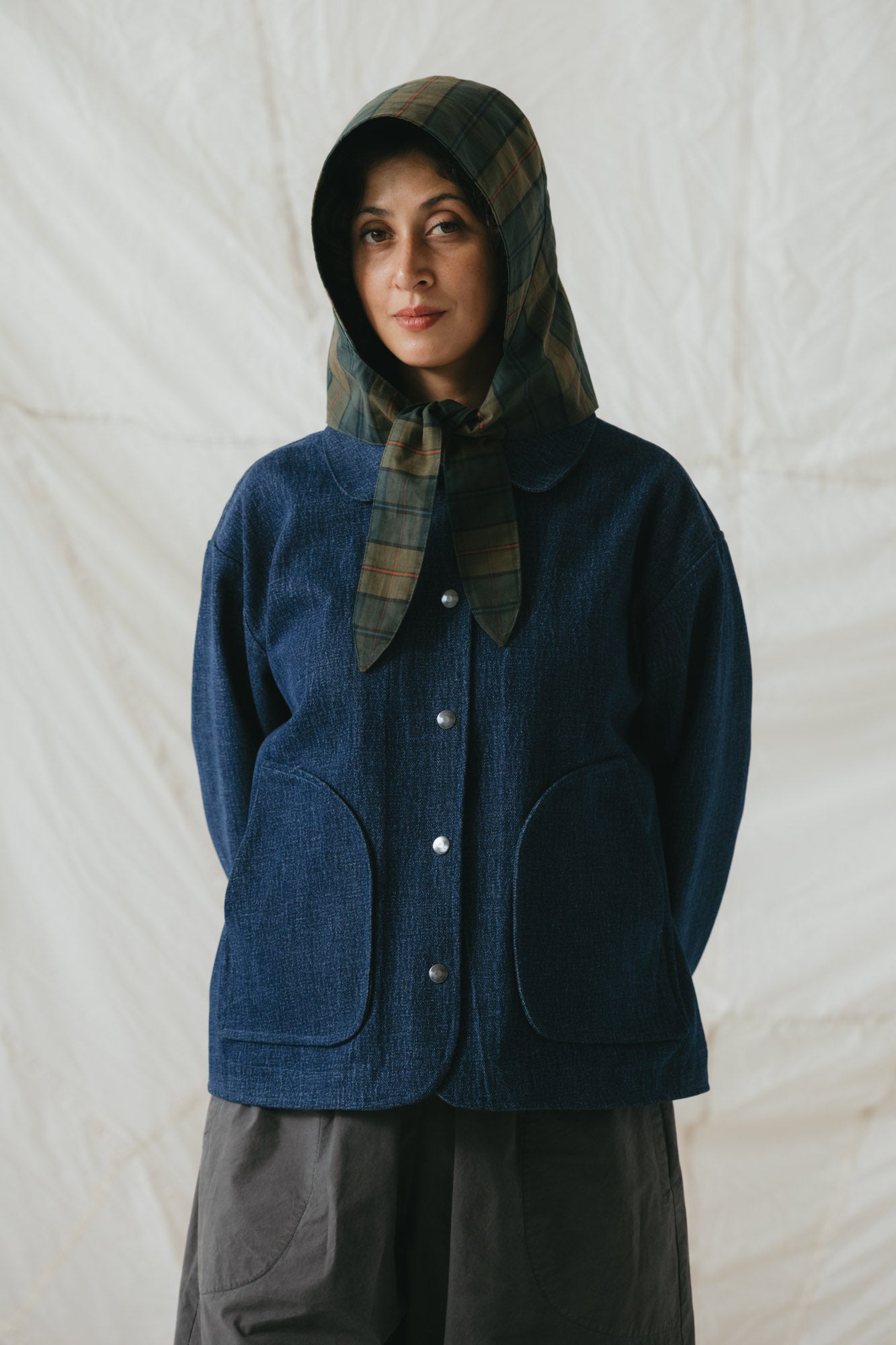 PRE ORDER - Nimbus Rain Bonnet in Iona Tartan