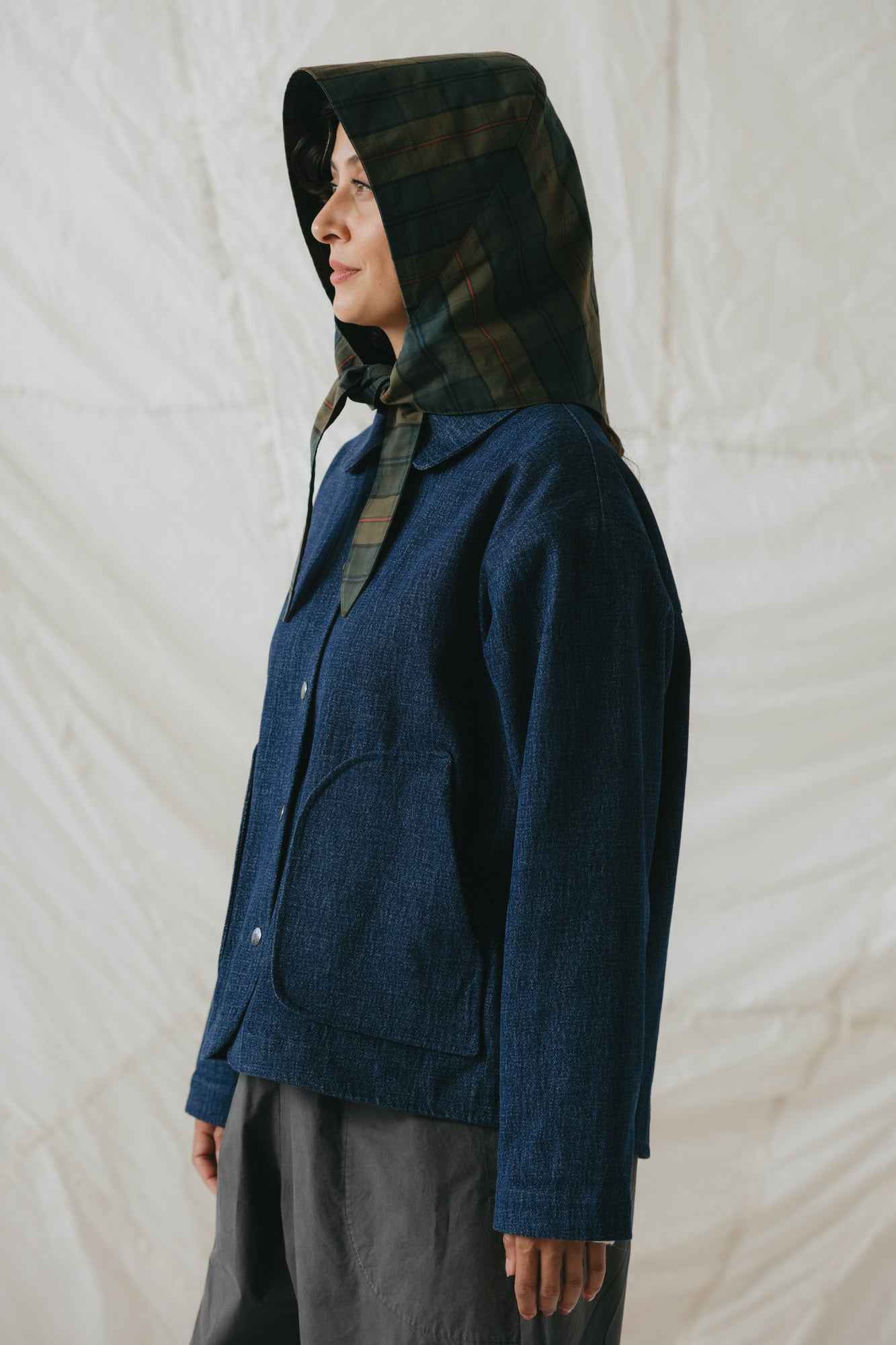 PRE ORDER - Nimbus Rain Bonnet in Iona Tartan