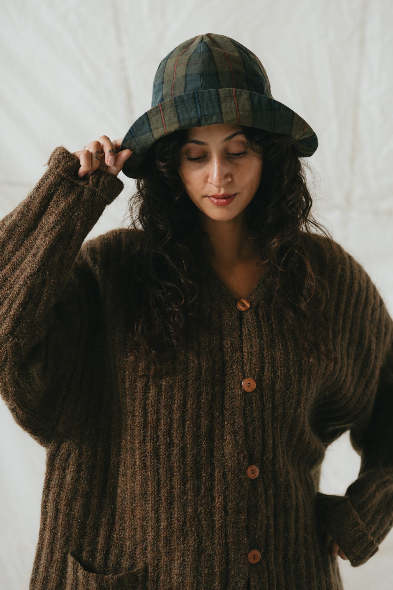 PRE ORDER - Cirrus Rain Hat in Iona Tartan