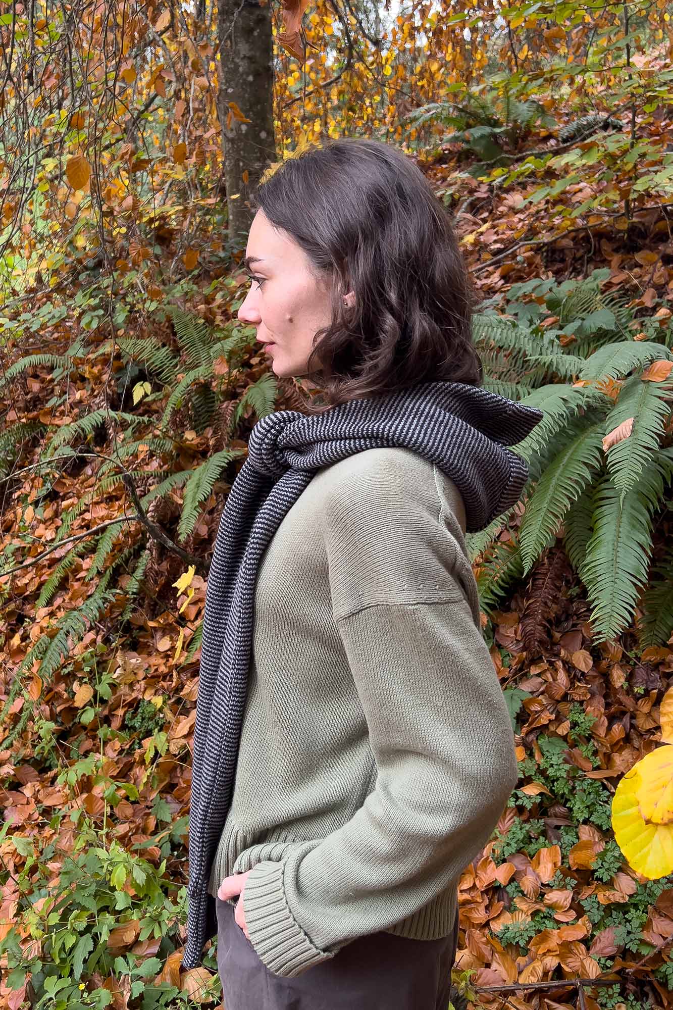 Siobhan Hood in Ash Stripe