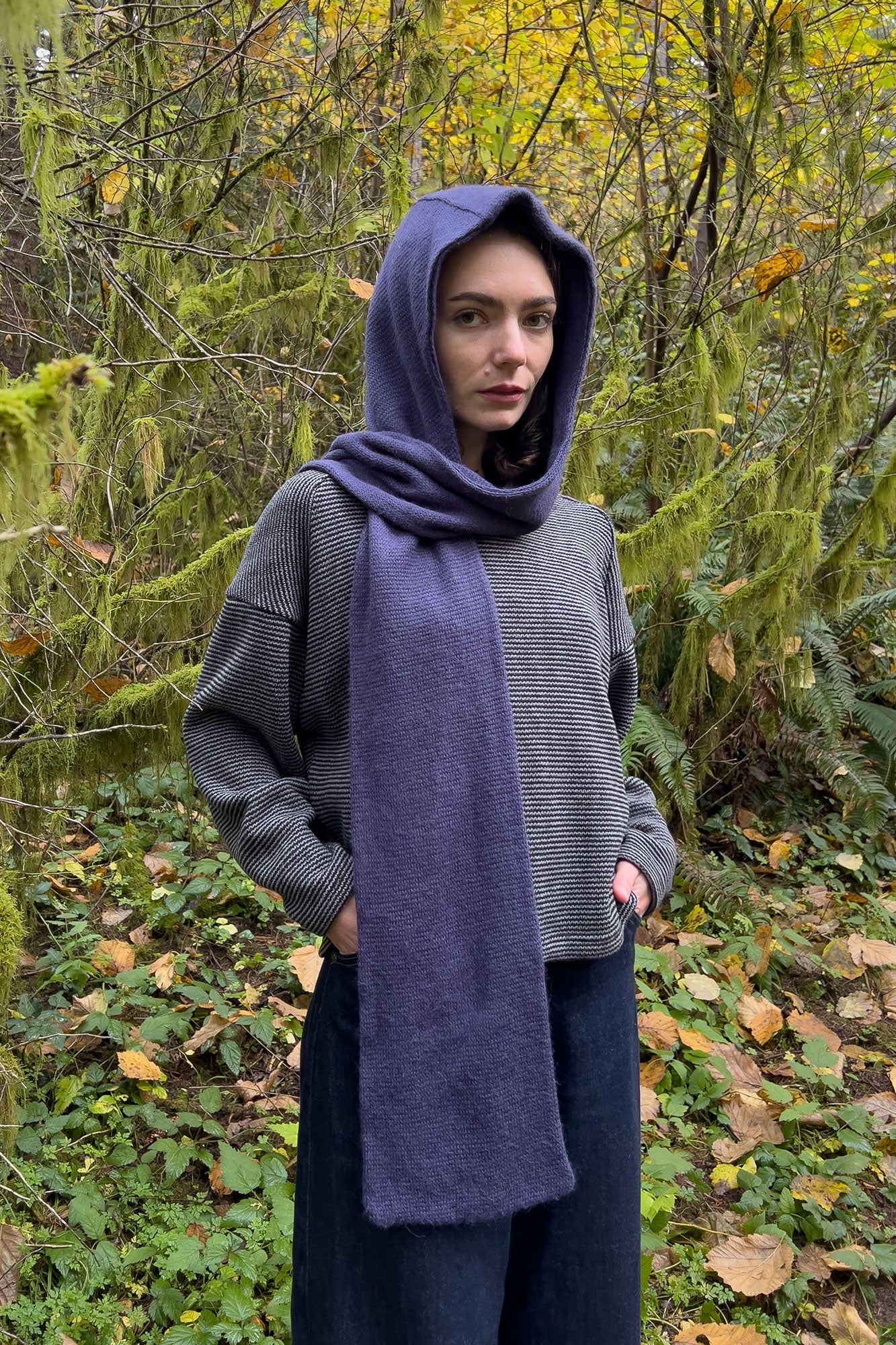 Siobhan Hood in Plum