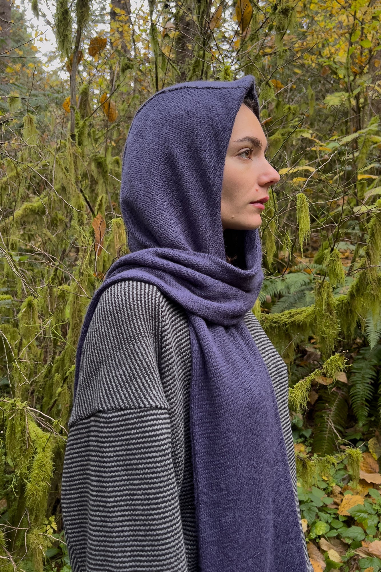 Siobhan Hood in Plum