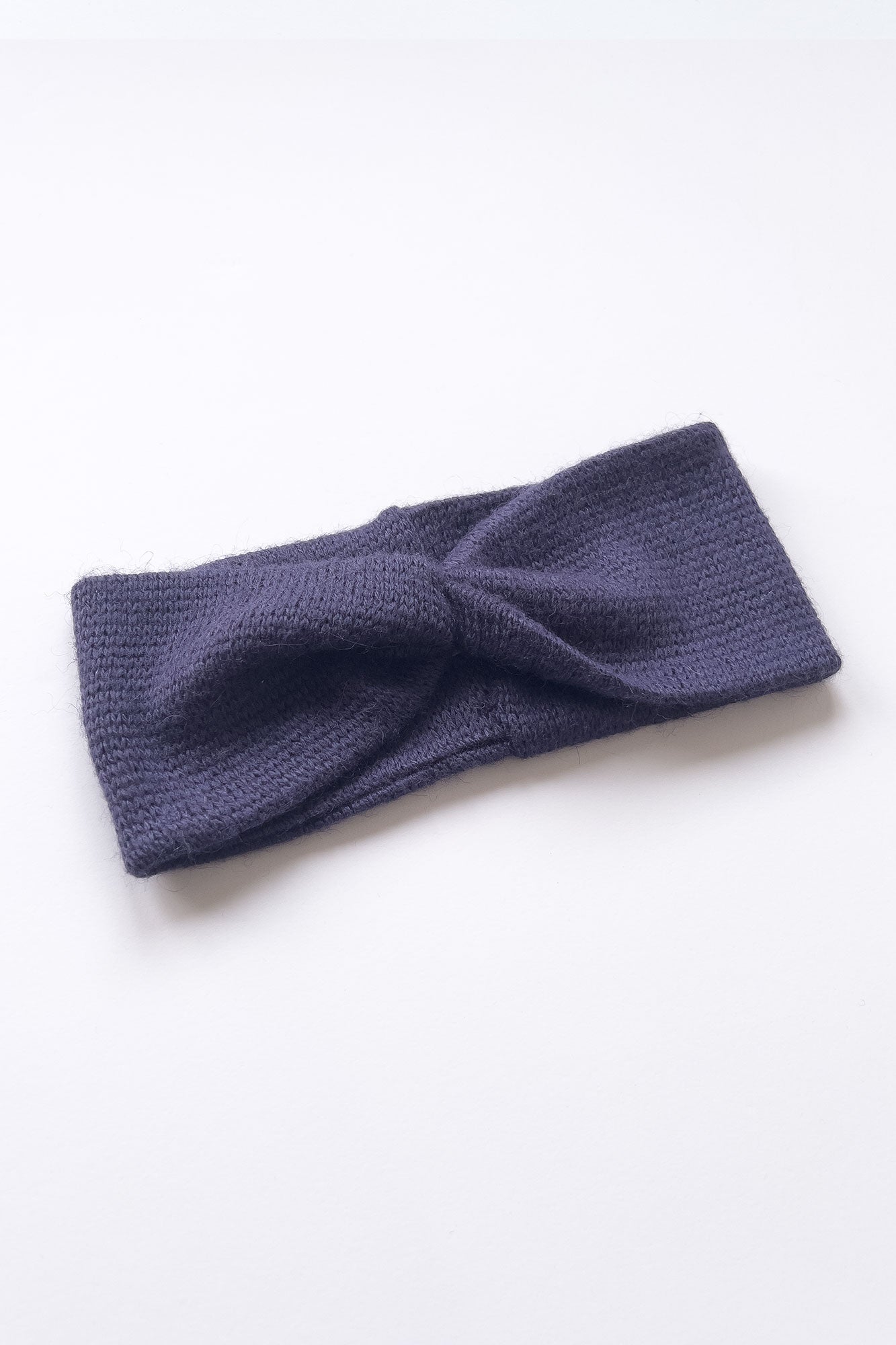 Twist Headband in Plum