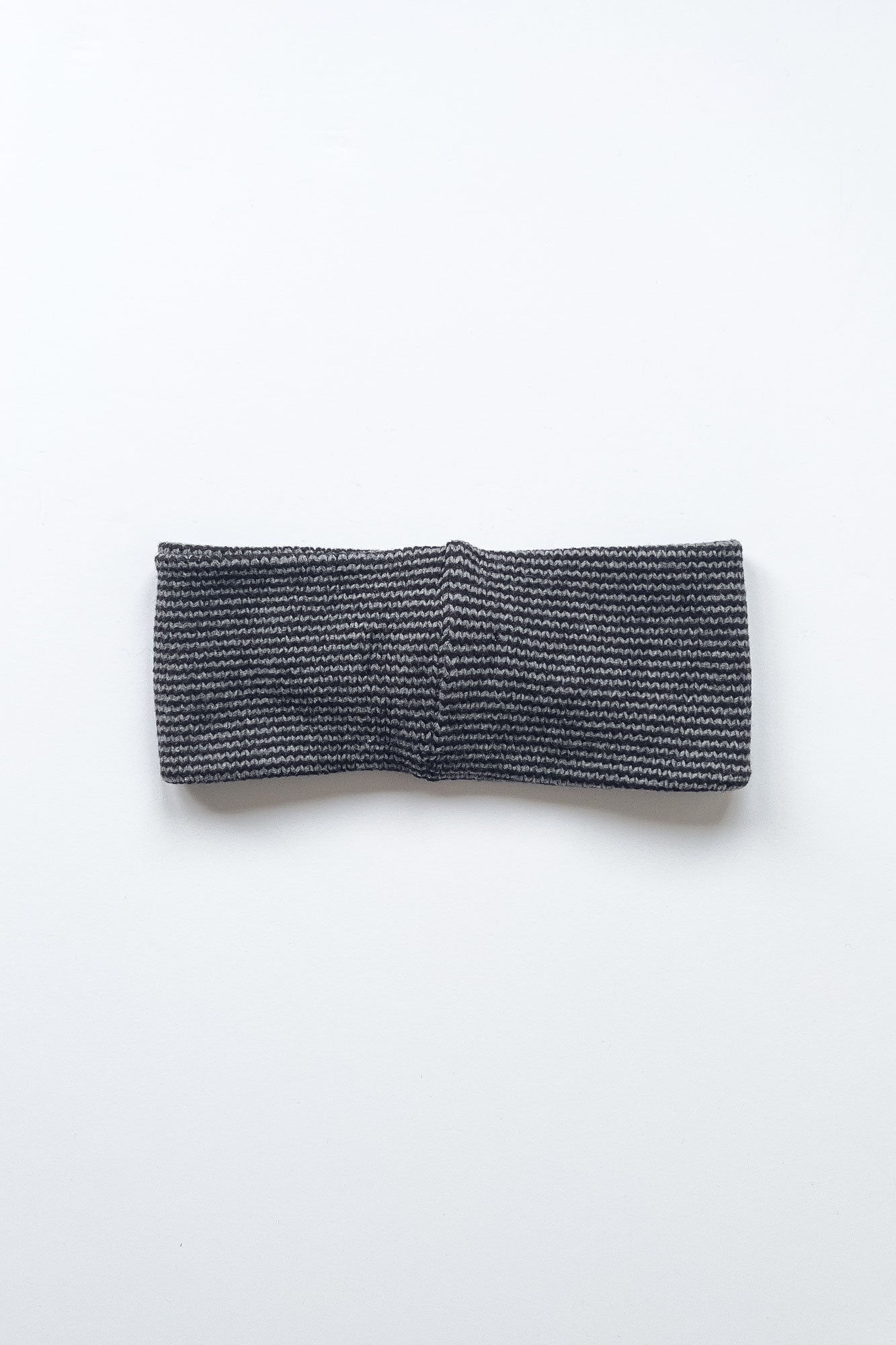 Twist Headband in Ash Stripe