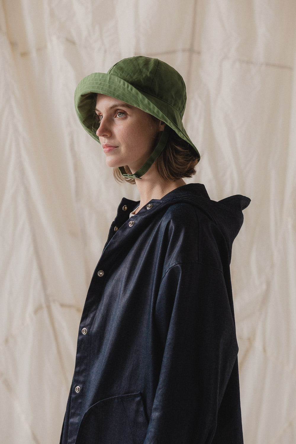 Cirrus Rain Hat in Leaf
