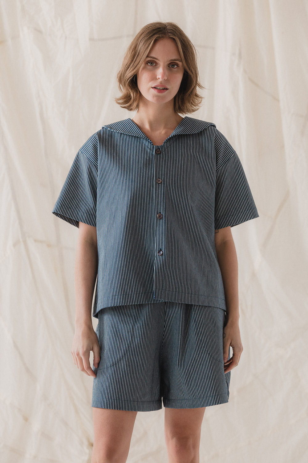 Isola Top in Hickory Stripe