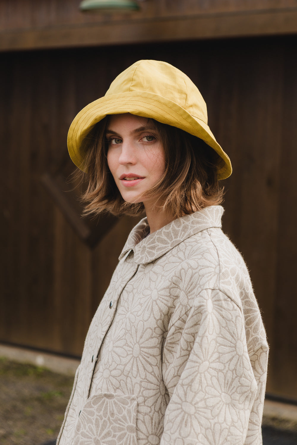 Cirrus Rain Hat in Pollen