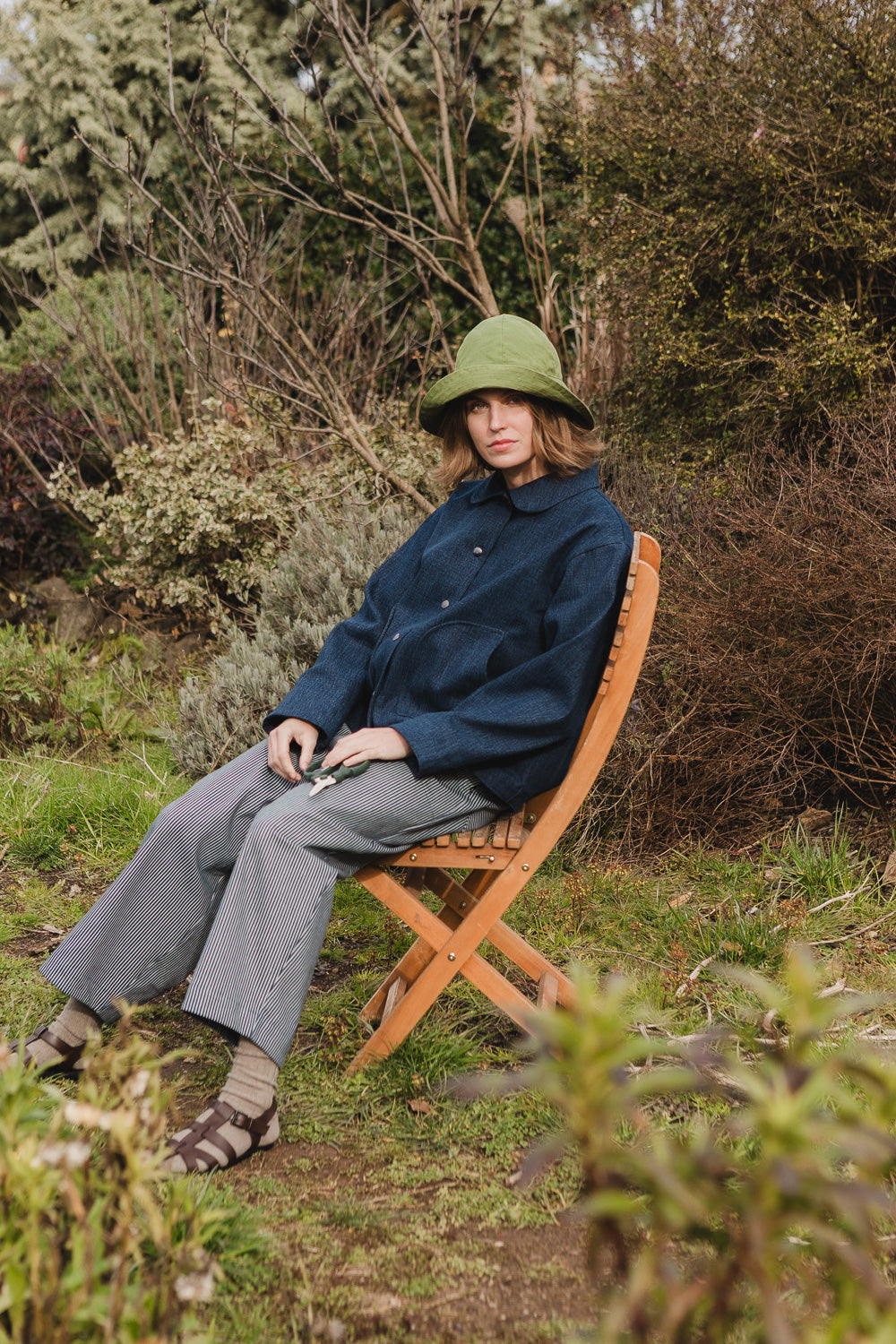 Cirrus Rain Hat in Leaf