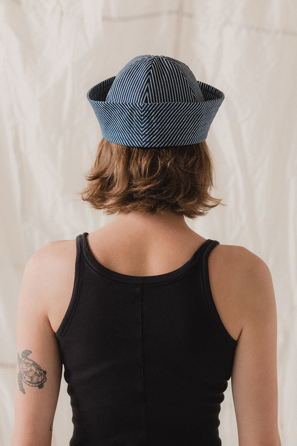 Marée Hat in Hickory Stripe