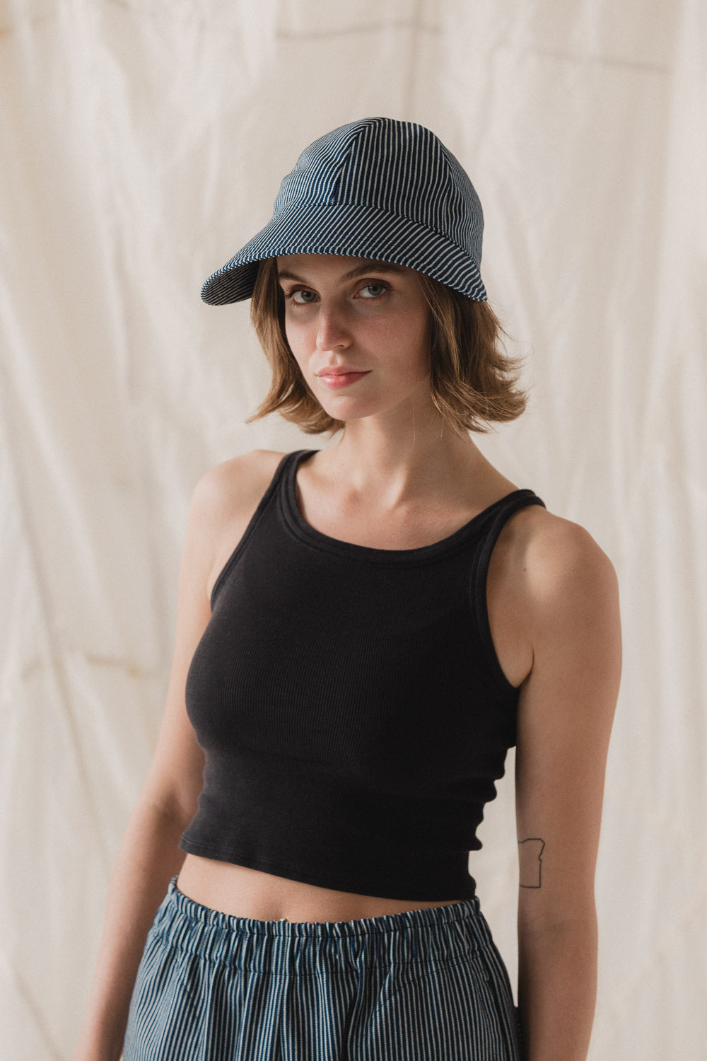 Soleil Hat in Hickory Stripe