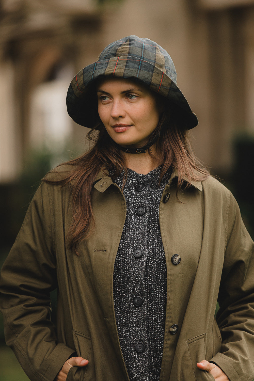 Cirrus Rain Hat in Iona Tartan
