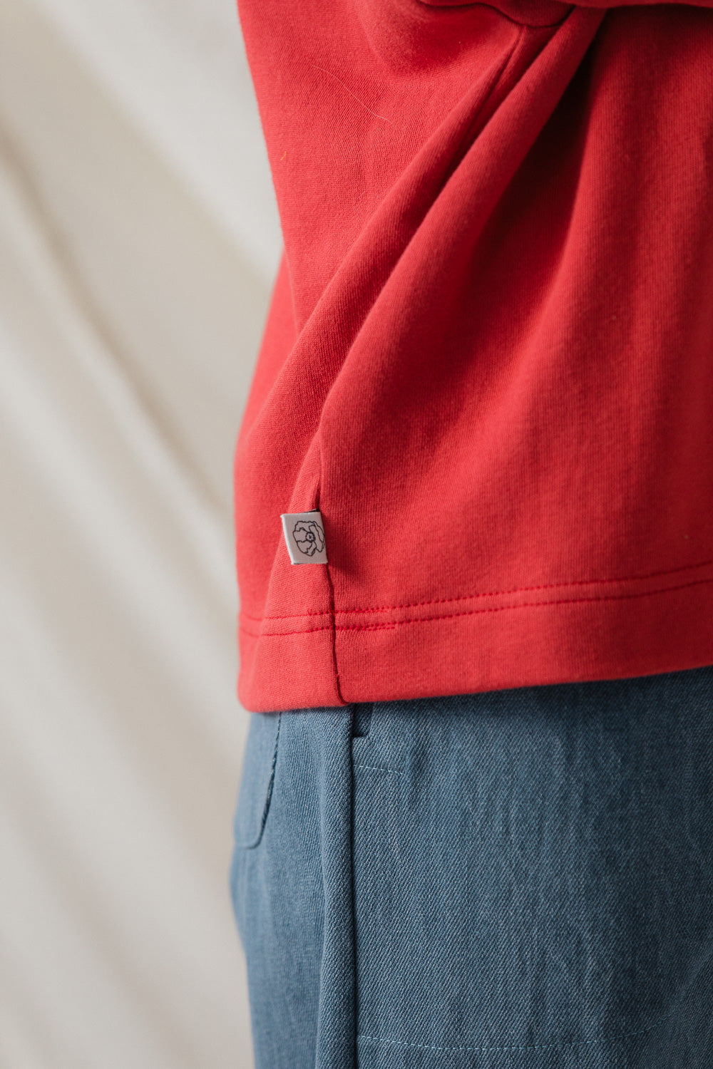 Faris Sweatshirt in Vermillion