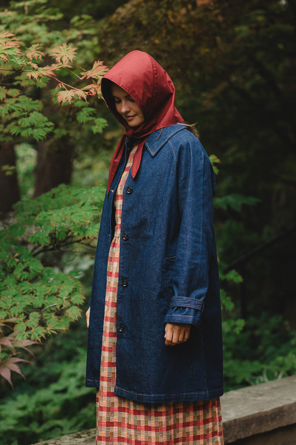 Nimbus Rain Bonnet in Garnet