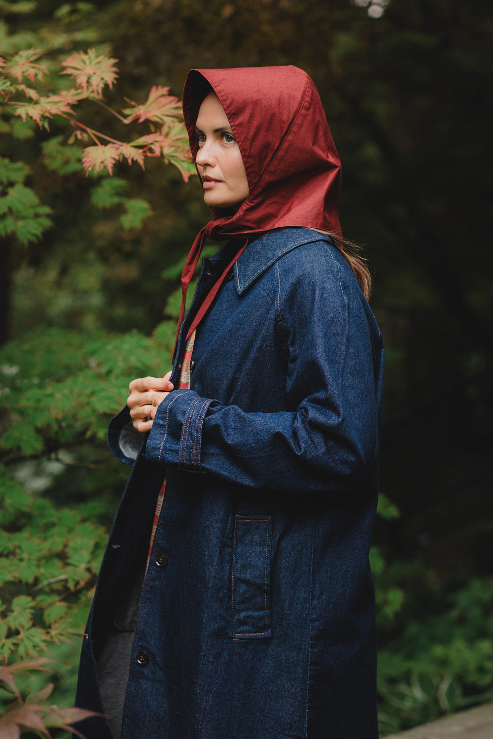 Nimbus Rain Bonnet in Garnet