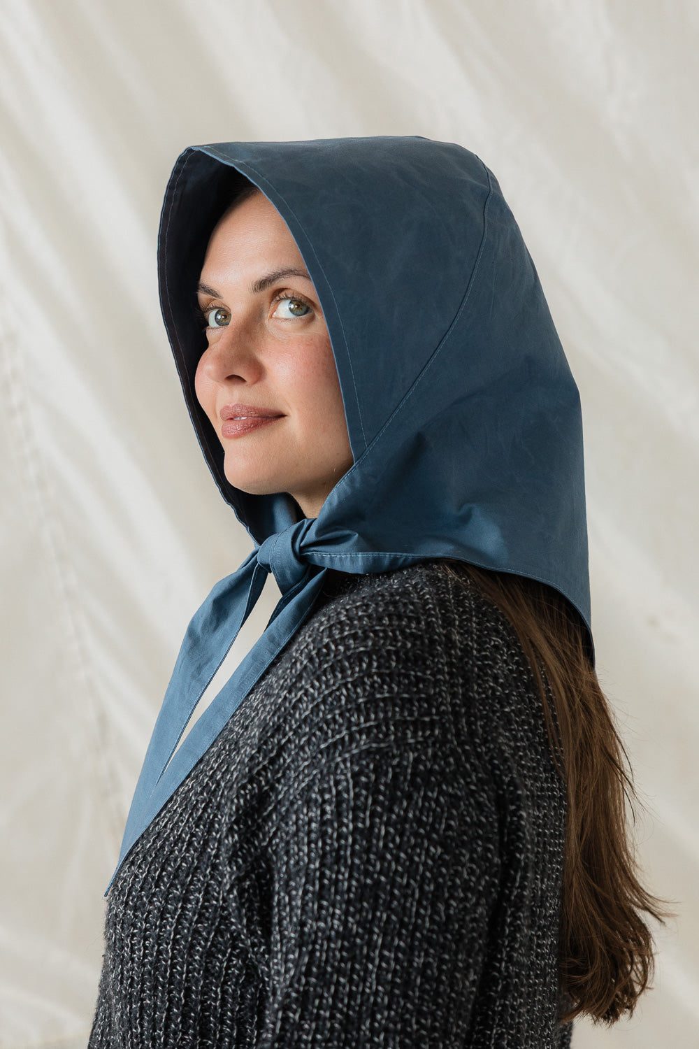 Nimbus Rain Bonnet in Storm Blue