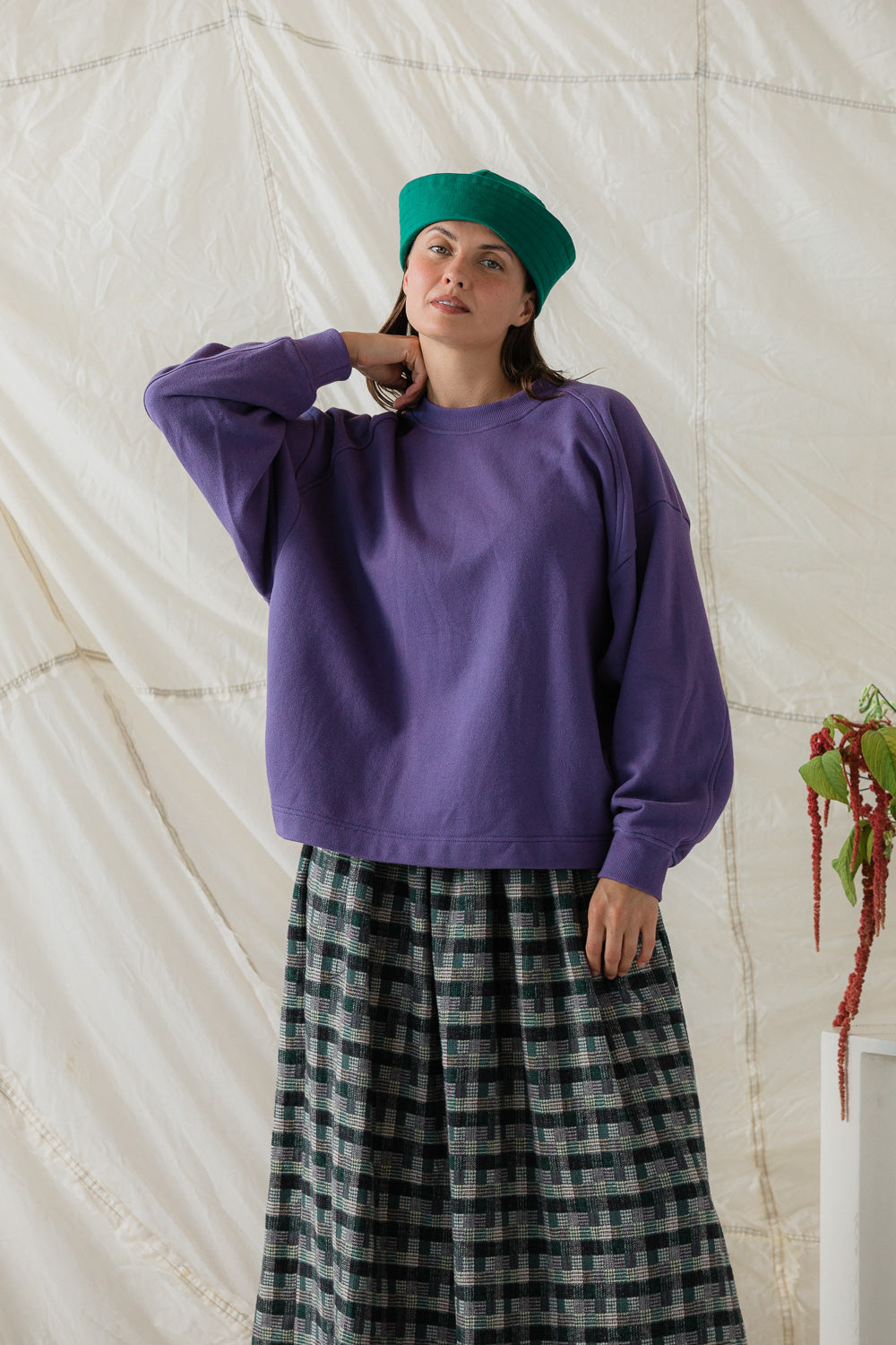 Faris Sweatshirt in Violet