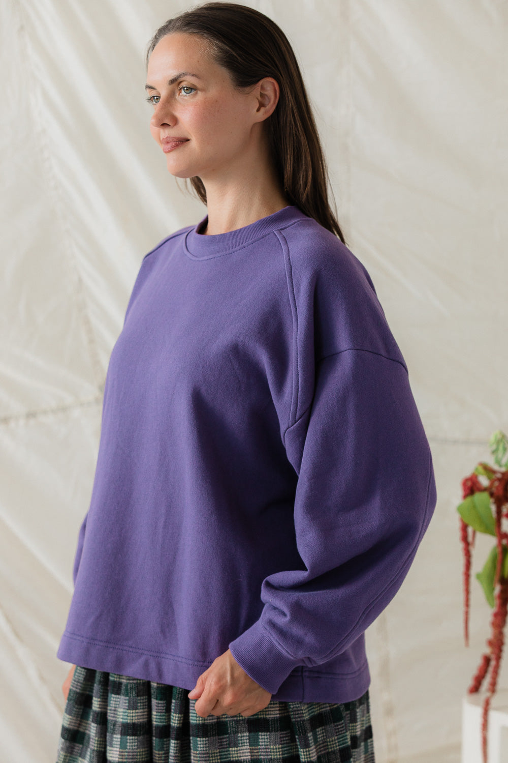 Faris Sweatshirt in Violet