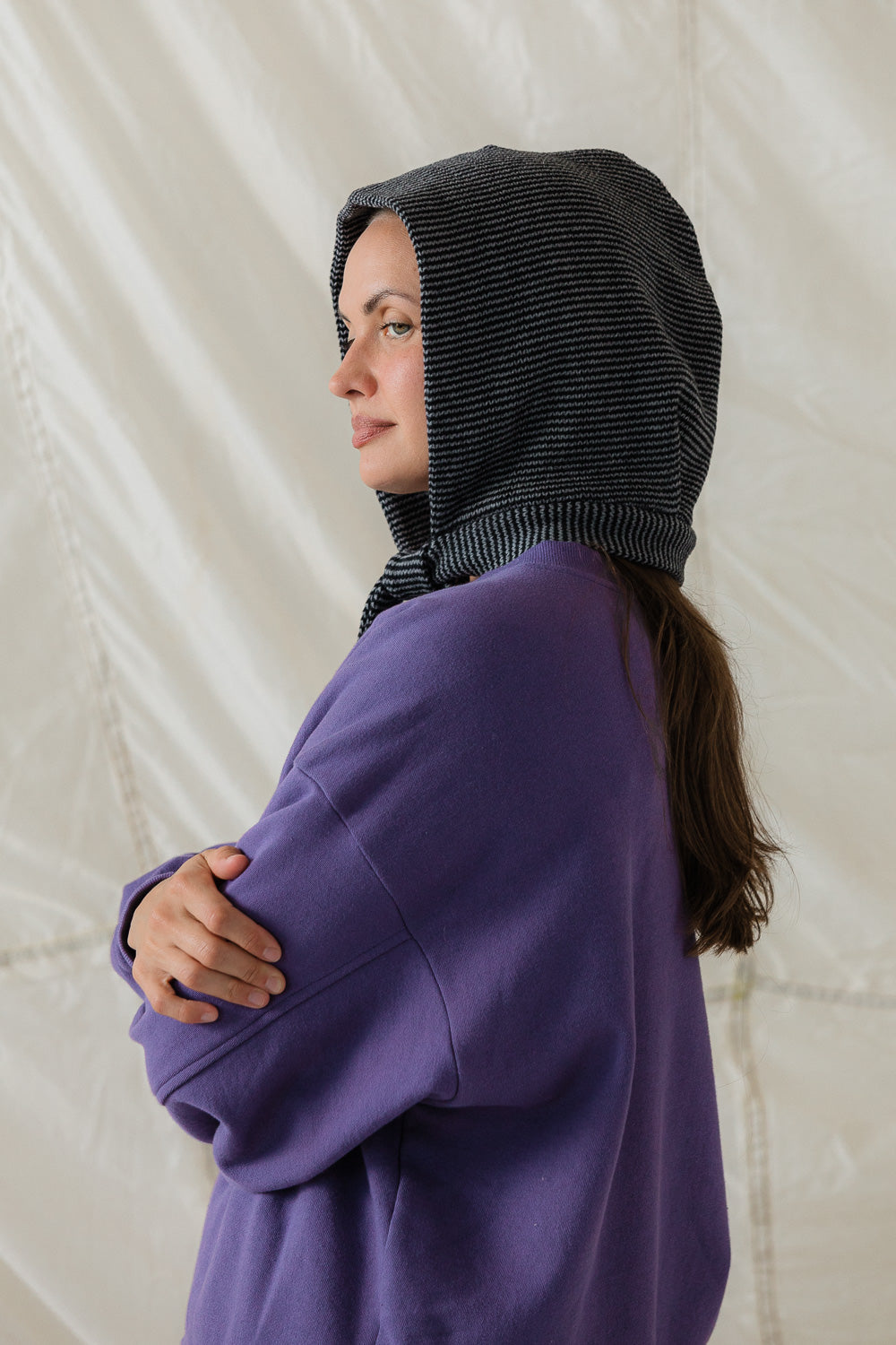 Siobhan Hood in Ash Stripe