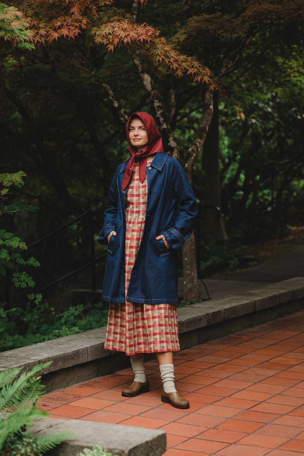Nimbus Rain Bonnet in Garnet
