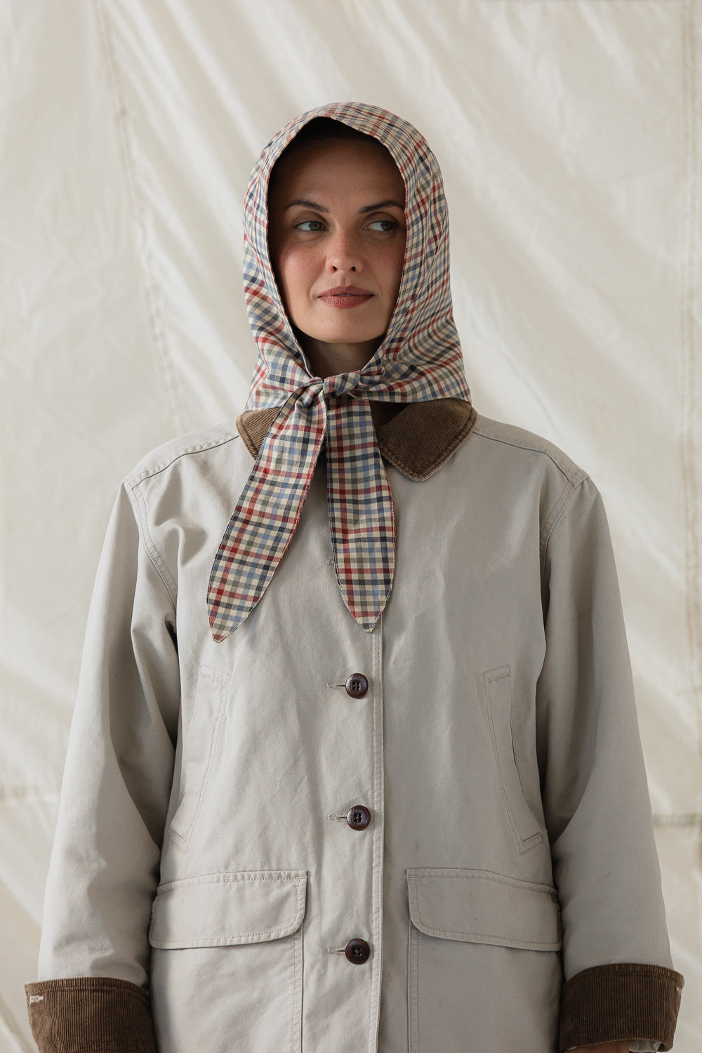 Nimbus Rain Bonnet in Hedgerow Gingham