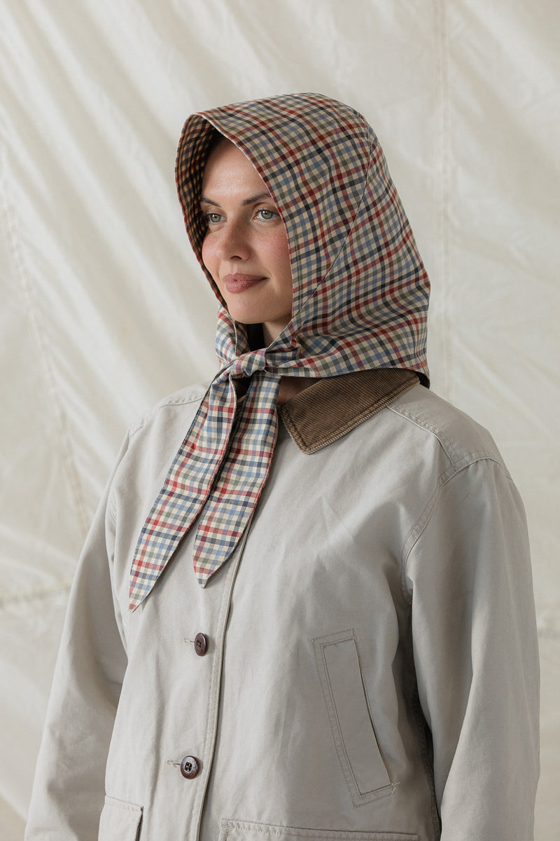 Nimbus Rain Bonnet in Hedgerow Gingham