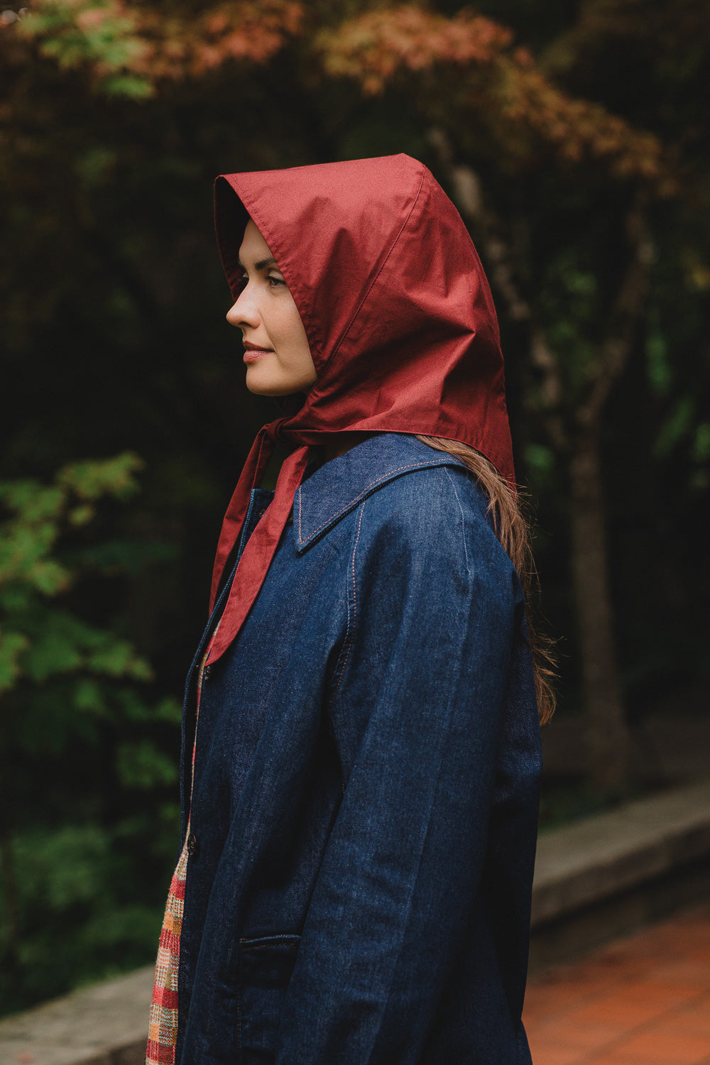 Nimbus Rain Bonnet in Garnet