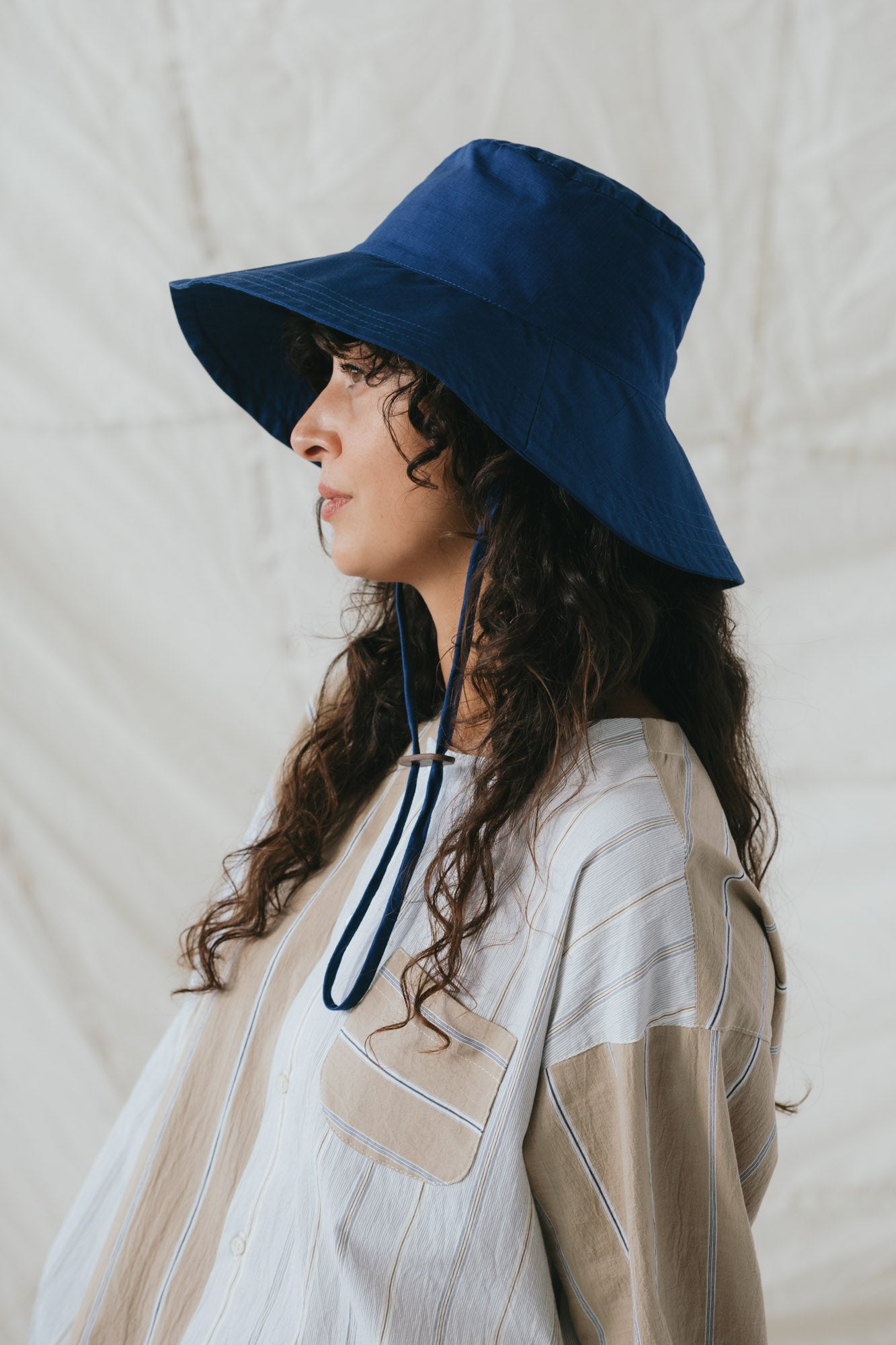 Gardener's Hat in Mineral Blue