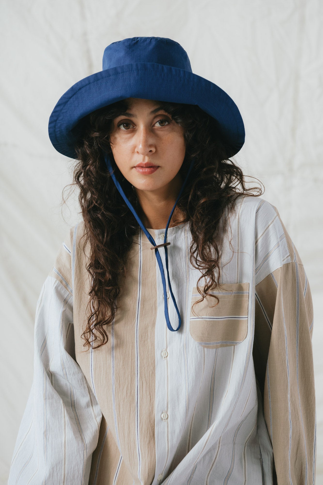 Gardener's Hat in Mineral Blue