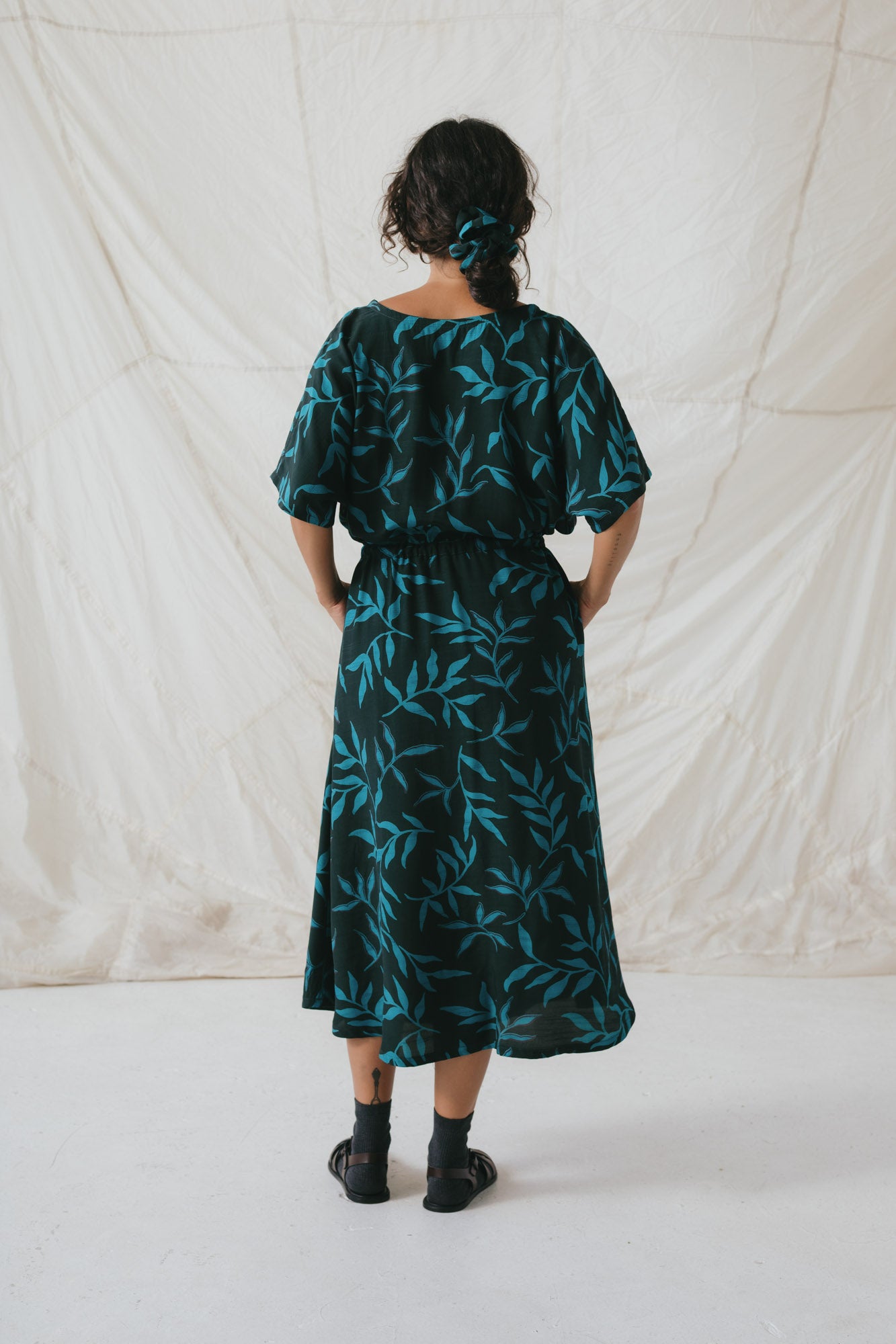 Equinox Dress in Forest Canopy