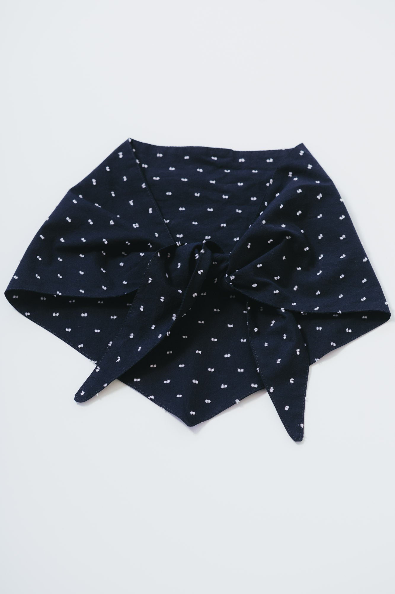 Yuri Kerchief in Polka Dot Dobby
