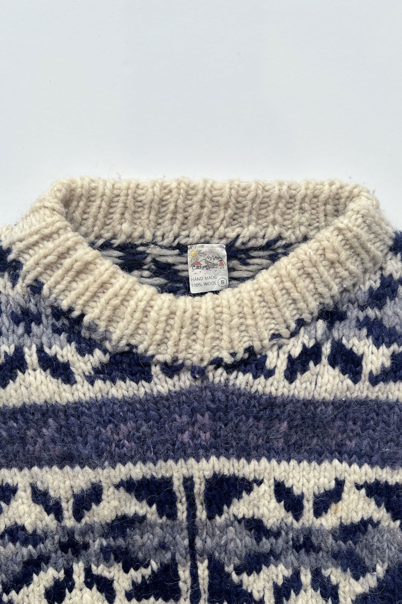 Winter Rose Fair Isle Sweater