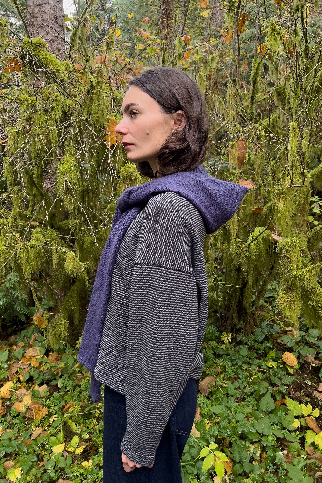 Siobhan Hood in Plum